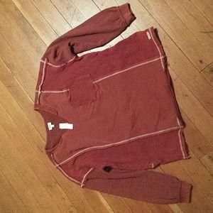 BKE triple (andorra) toned long sleeve new flaw in surged white in front